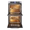 Koolmore Stainless Steel Premium Convection Oven (Double Unit) with 7 Cooking/Baking Modes in Silver KM-WO30D-SS - alternate 2
